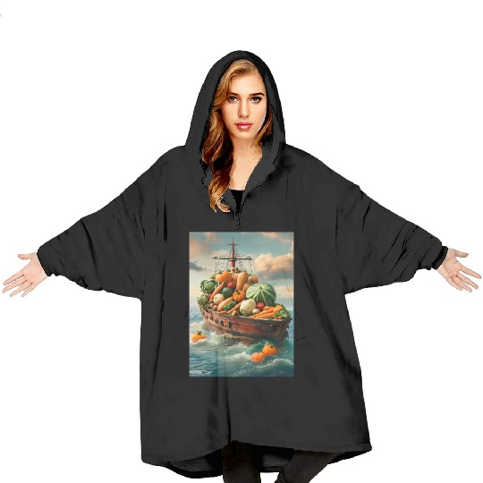Harvest High Seas Blanket Hoodies