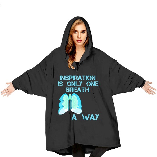 TAKE A GOOD BREATH, INSPIRATION 2025 Blanket Hoodies