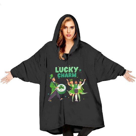 Lucky Charm Unisex Lightweight Crewneck Blanket Hoodies