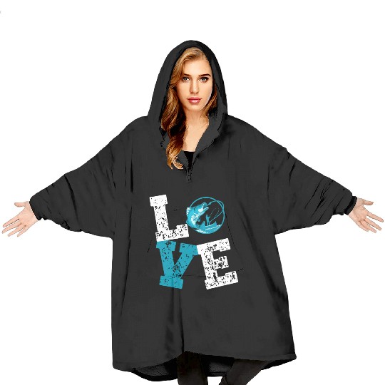 i love fishing outdoor fishing design bass walleye Blanket Hoodies
