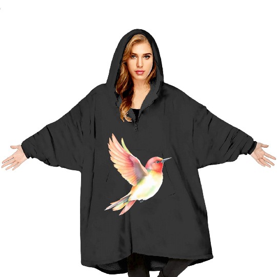 Bird in Flight Blanket Hoodies