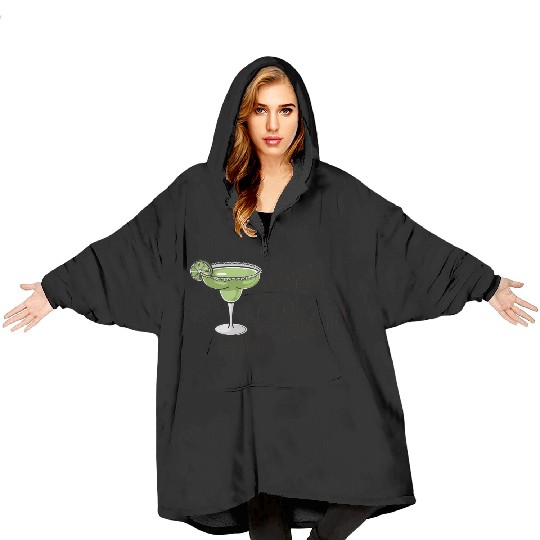 Mama needs a margarita Blanket Hoodies