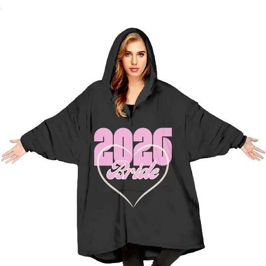 Wedding Bride fresh 2026 fashion Blanket Hoodies