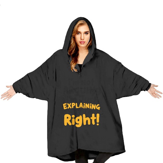 Intellectual Humor Blanket Hoodies Witty Typography