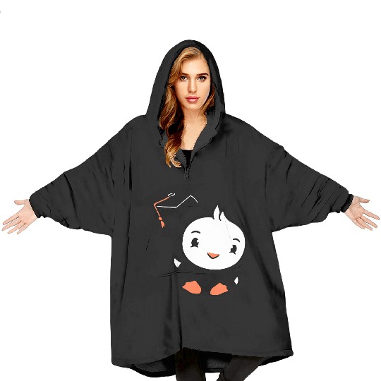 Bird School College Graduation Hat Education Cute Blanket Hoodies