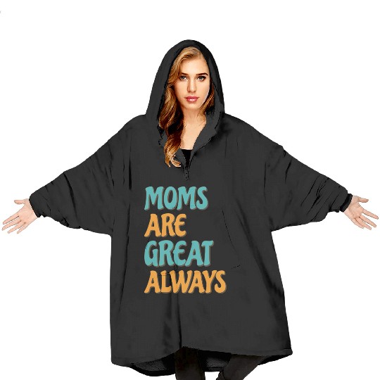 Funny Mom Mothers Day Mama Proud Family Love Blanket Hoodies