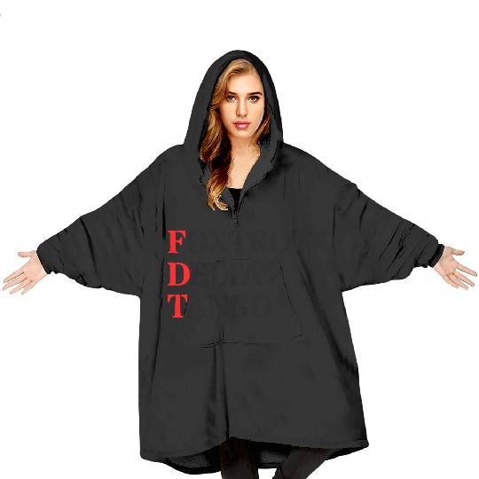 Foxtrot Delta Tango Blanket Hoodies
