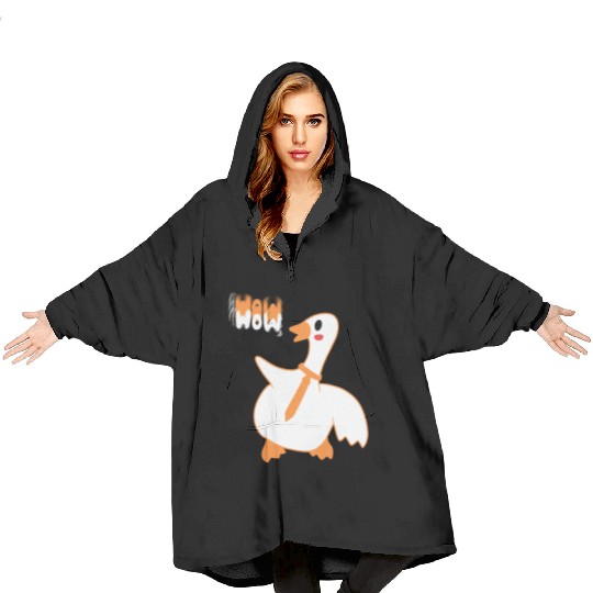 Wow Duck Blanket Hoodies