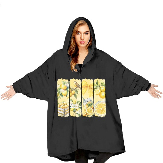 Summer Lemon Easy Peasy Blanket Hoodies