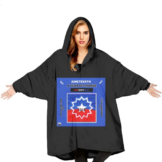 Juneteenth: An Official USA Holiday Blanket Hoodies