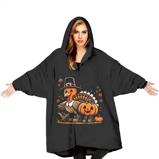 Halloween Cousin Crew Blanket Hoodies