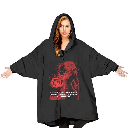 Female Warlock Blanket Hoodies