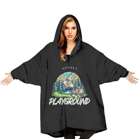 Natures playground Blanket Hoodies