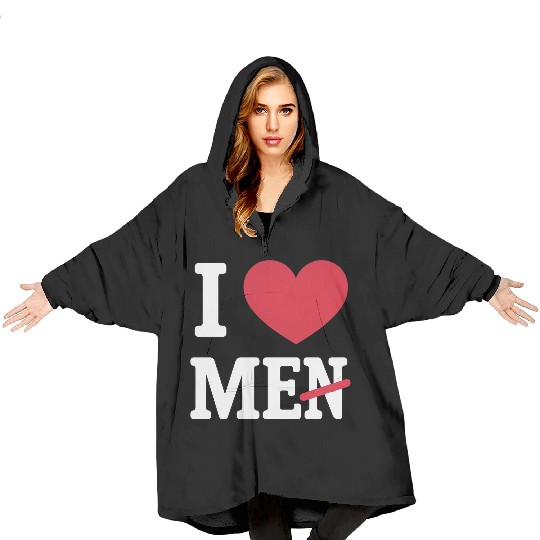 I Love Me – Funny Self-Love Statement Blanket Hoodies