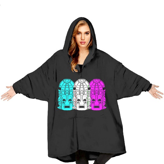 Mayan And Aztec Symbol Aztec Inca Blanket Hoodies