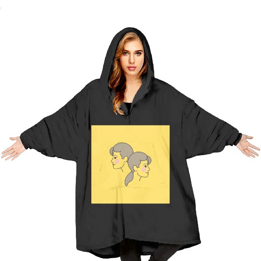 Serenity Star Signs - Gemini Blanket Hoodies