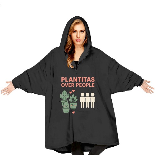 Plantita Latina Plant Mom Plantita Life Hispanic Blanket Hoodies
