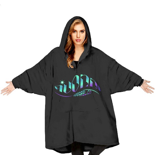 Galactic Adventure Typography Design Blanket Hoodies