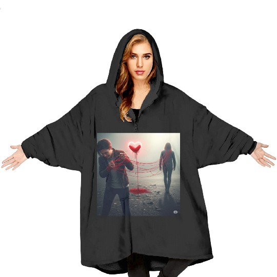 The Bleeding Heart Blanket Hoodies