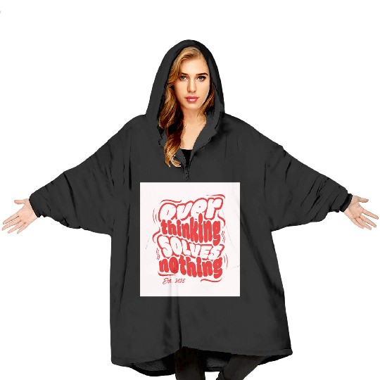 Positive Affirmation Illustration Blanket Hoodies