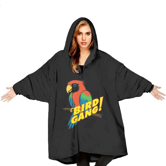 Bird Gang Parrot Cartoon Sticker | Tropical Funny  Blanket Hoodies
