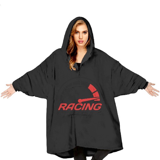 Racing team speedometer quick lawn Blanket Hoodies