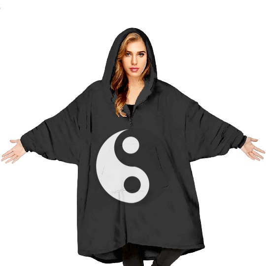 jing jang (Ying Yang) Blanket Hoodies
