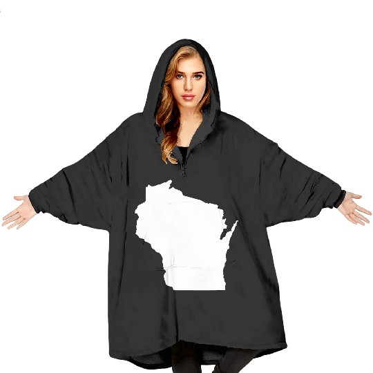 Coloring Book Wisconsin Blanket Hoodies