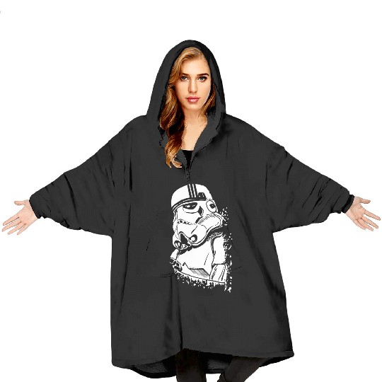 Funny and cool Star Wars Stormtrooper graffiti Blanket Hoodies