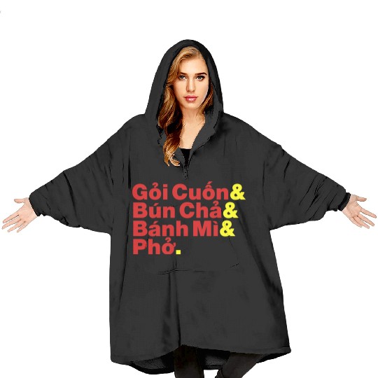 Vietnamese / Vietnam Street Food Blanket Hoodies