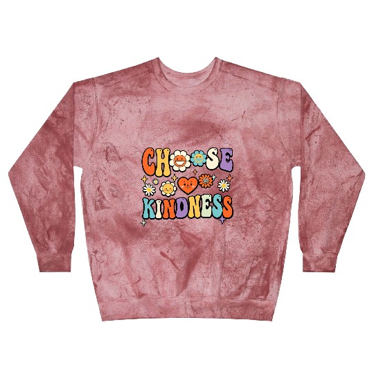 Retro Vintage Choose Kindness Lover Spiritual Blast Sweatshirts