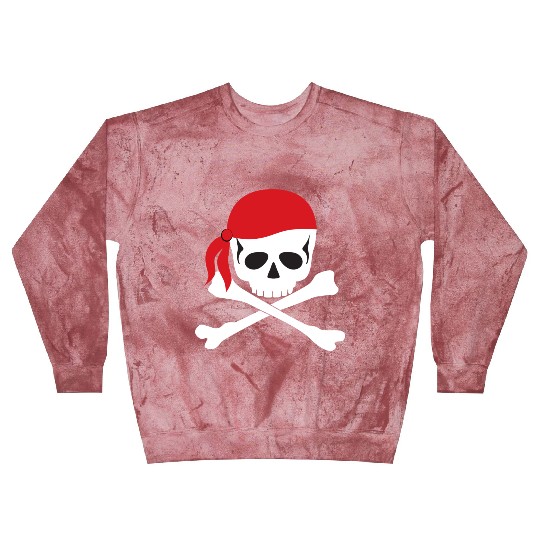 White Skull & Crossbones Blast Sweatshirts