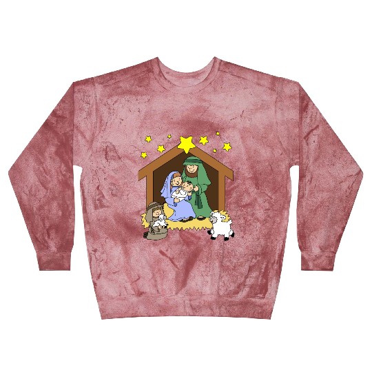 Nativity Scene Blast Sweatshirts