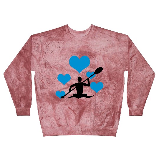 Canoe with 5 hearts Blast Sweatshirts