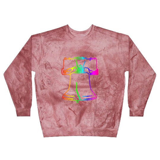 Rainbow Liberty Bell Blast Sweatshirts