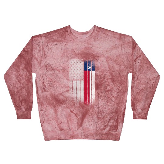 USA Vintage Texas State Flag Blast Sweatshirts