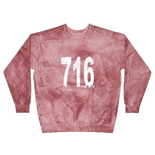 Vintage Buffalo Area Code 716 Blast Sweatshirts