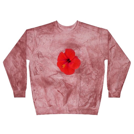 red hibiscus Blast Sweatshirts
