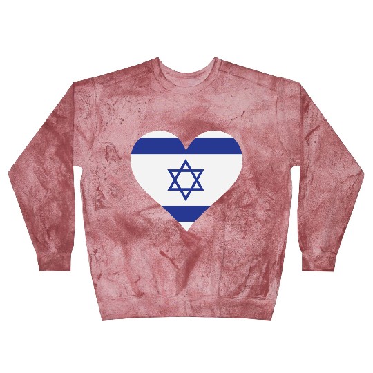 A Heart For Israel Blast Sweatshirts