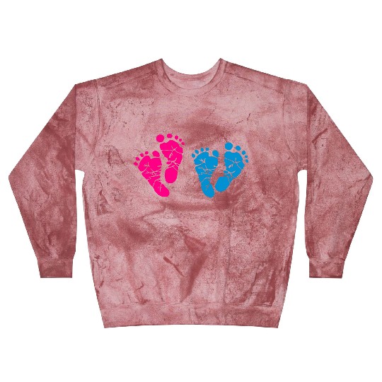 Twin Baby Feet - Pregnancy - Maternity - Mom to be Blast Sweatshirts