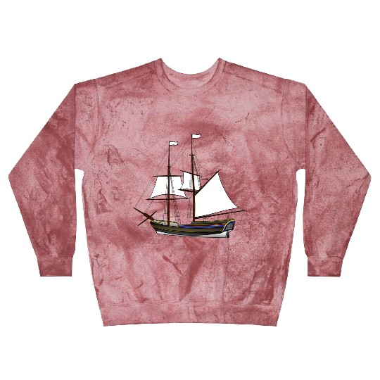ship boat canoe sailboat submarine yacht anchor405 Blast Sweatshirts