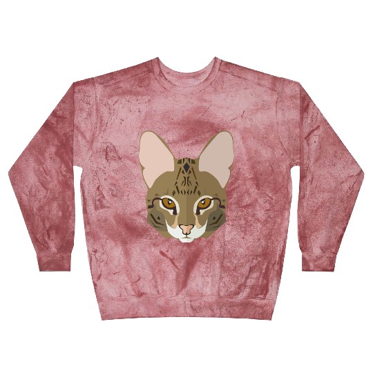 Cat face Blast Sweatshirts