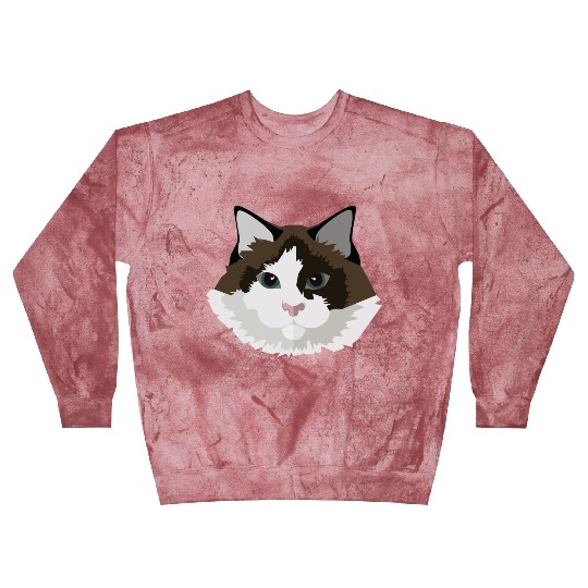 Cat face Blast Sweatshirts