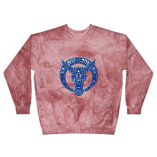 Blue Celtic Bull Blast Sweatshirts