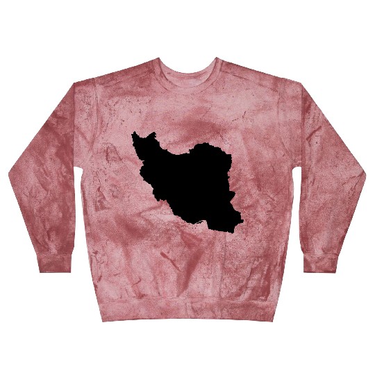 Iran map silhouette Blast Sweatshirts