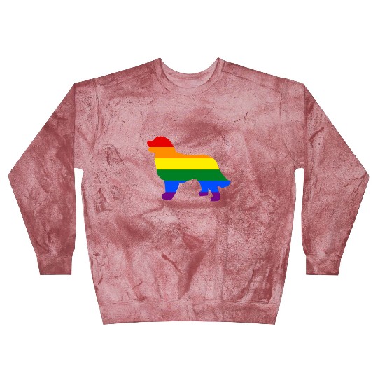 Gay Pride Dog Bernese Mountain Dog Gay Pride Dog Apparel Blast Sweatshirts