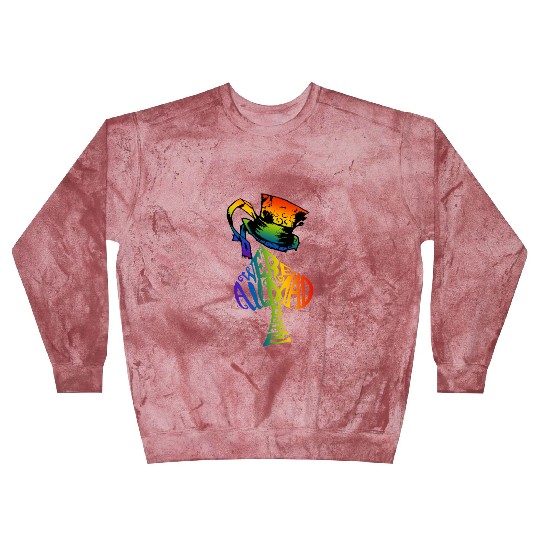 Alice in Wonderland | Were All Mad Here | Mad Hatter | LGBT Rainbow Blast Sweatshirts