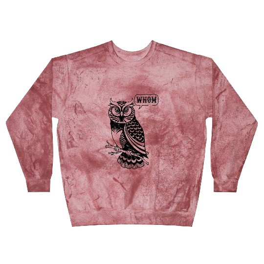 Awesome WHOM OWL GRAMMAR ENGLISH TEACHER EDITOR Blast Sweatshirts