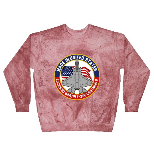 Lockheed Martin F-35C Lightning II - Made in USA Blast Sweatshirts