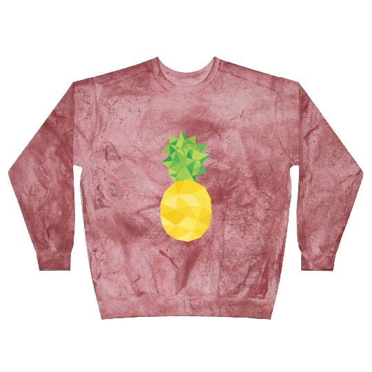 pineapple, pine apple, triangle, food Blast Sweatshirts
